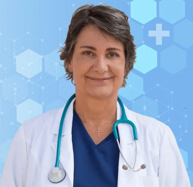 A professional portrait of Dr. Angelique Hart